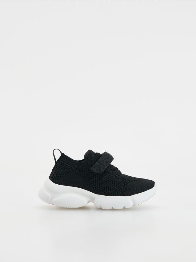 Reserved - Sportowe buty na rzepy - czarny
