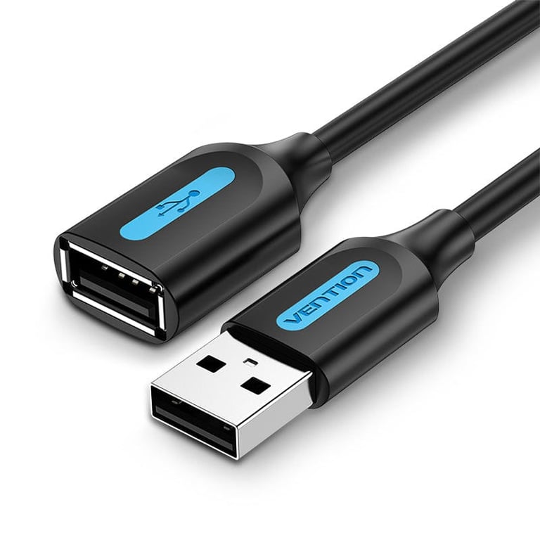 Vention CBIBF kabel USB USB 2.0 1 m USB A Czarny CBIBF