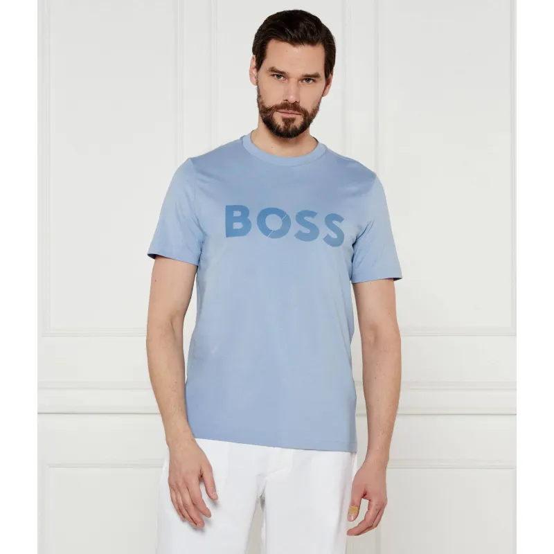 BOSS GREEN T-shirt Tape Logo | Regular Fit