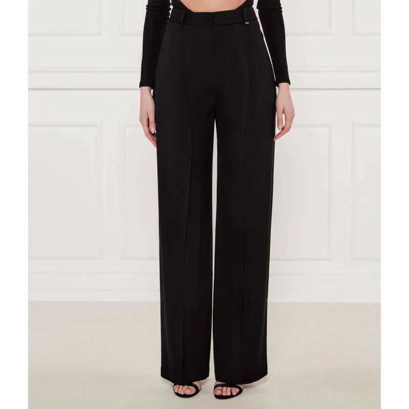 Elisabetta Franchi Spodnie | Regular Fit | z dodatkiem wełny