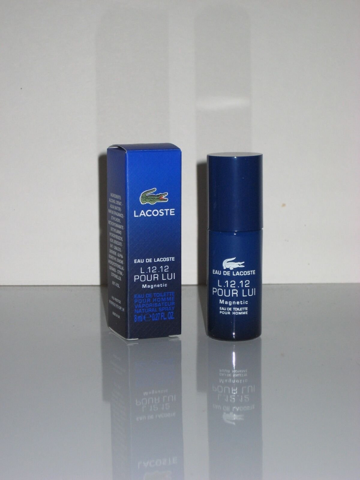 Lacoste Lacoste, Eau de Lacoste L.12.12 Magnetic, Eau De Toilette, For Men, 8 ml For Men