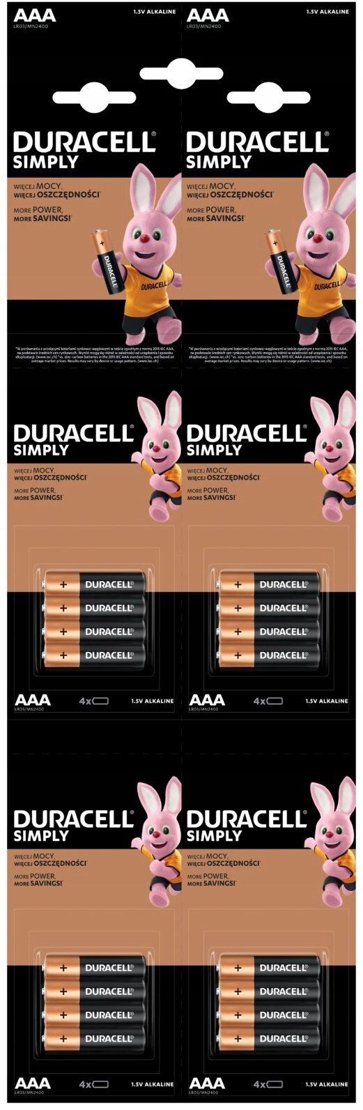 Blow 82-624# Bateria alkalicznaaaa 1.5 duracell 16sztuk