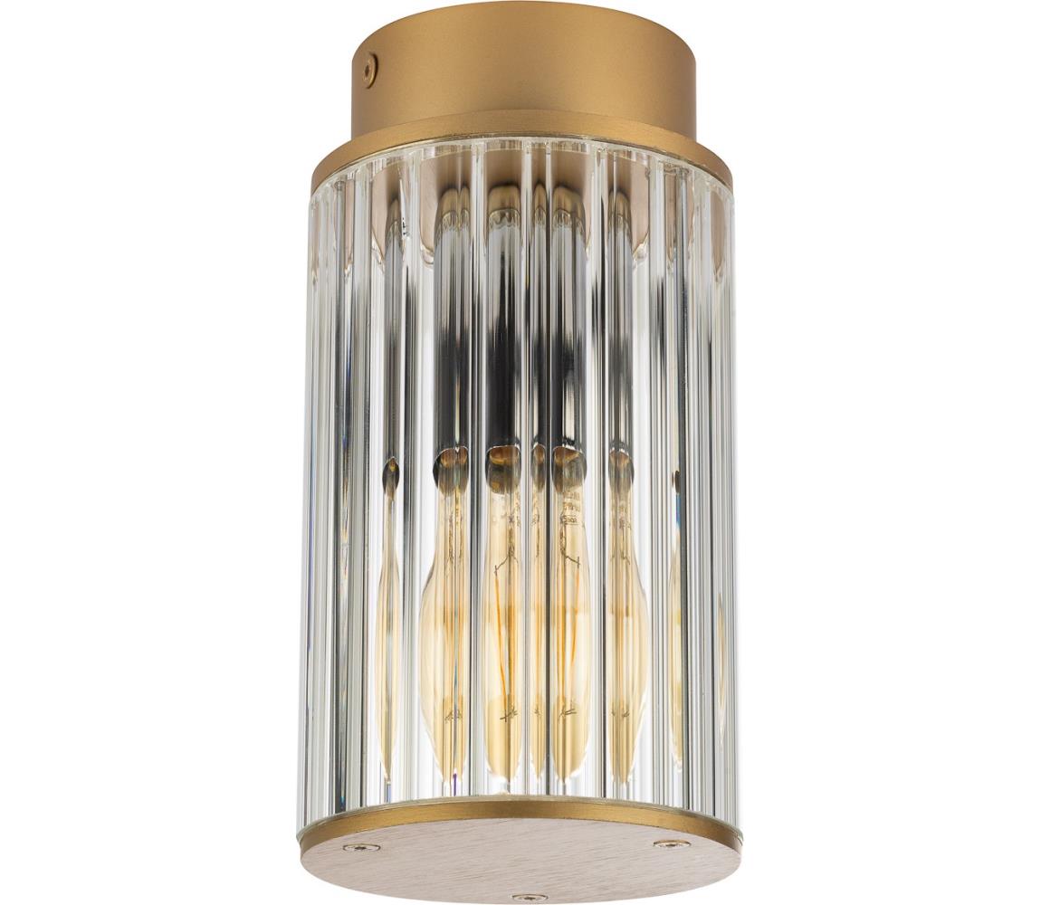 Argon 8774 - Plafon zewnętrzny NORFOLK 1xE27/15W/230V IP44 złoty