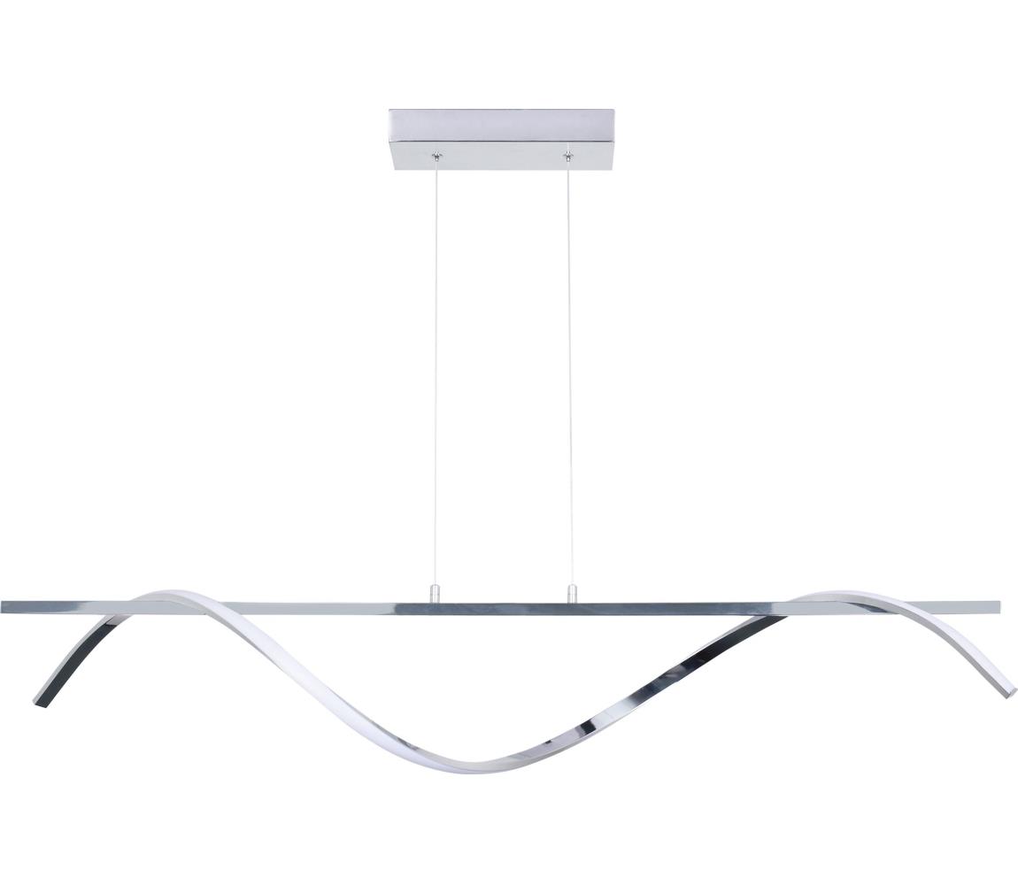 LED Żyrandol na lince RUMBA LED/23W/230V 4000K chrom błyszczący