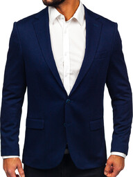 Granatowa marynarka męska casual Denley 24401
