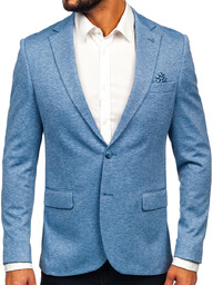 Niebieska marynarka męska casual Denley 24401