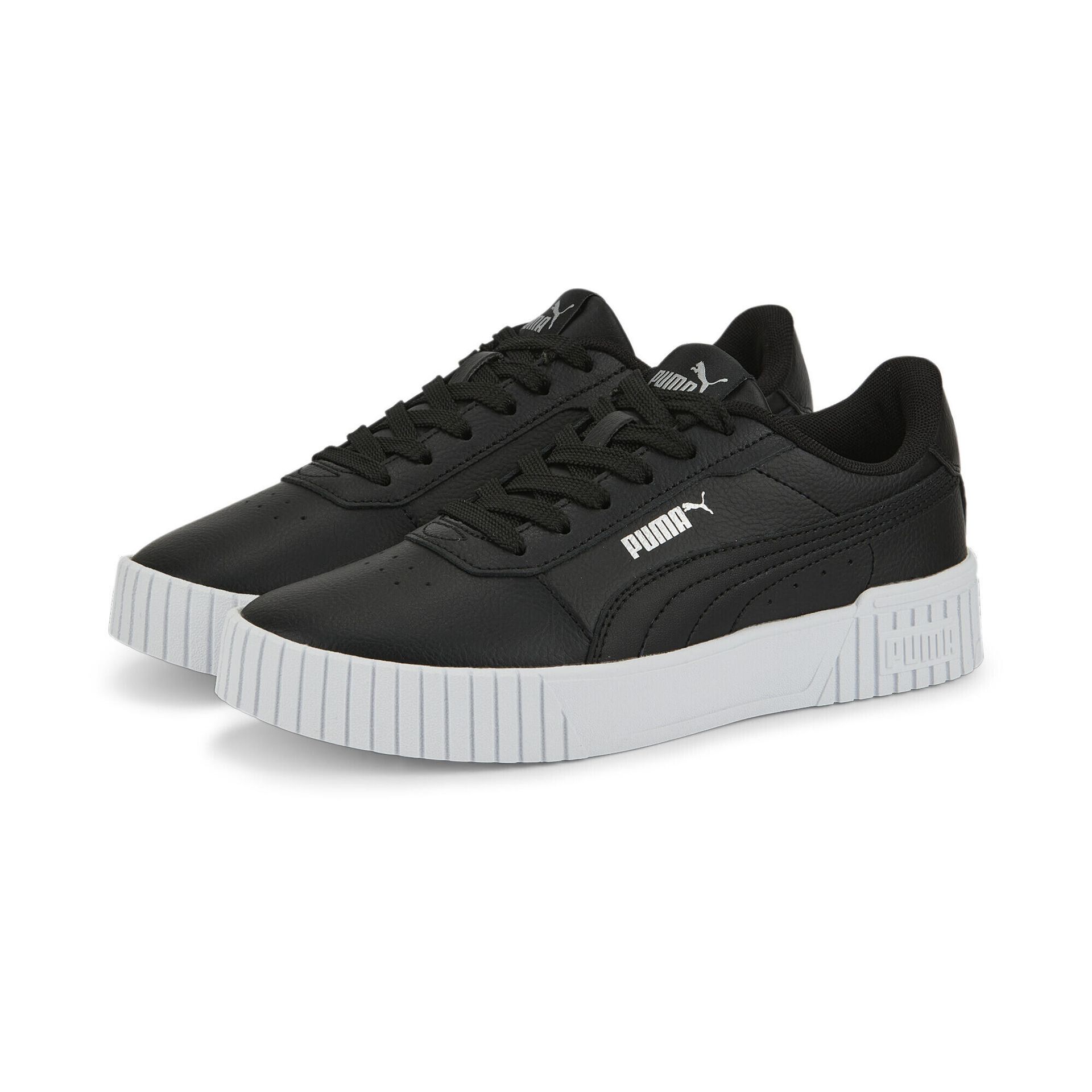 Młodzieżowe sneakersy Carina 2.0 PUMA Black Silver Gray