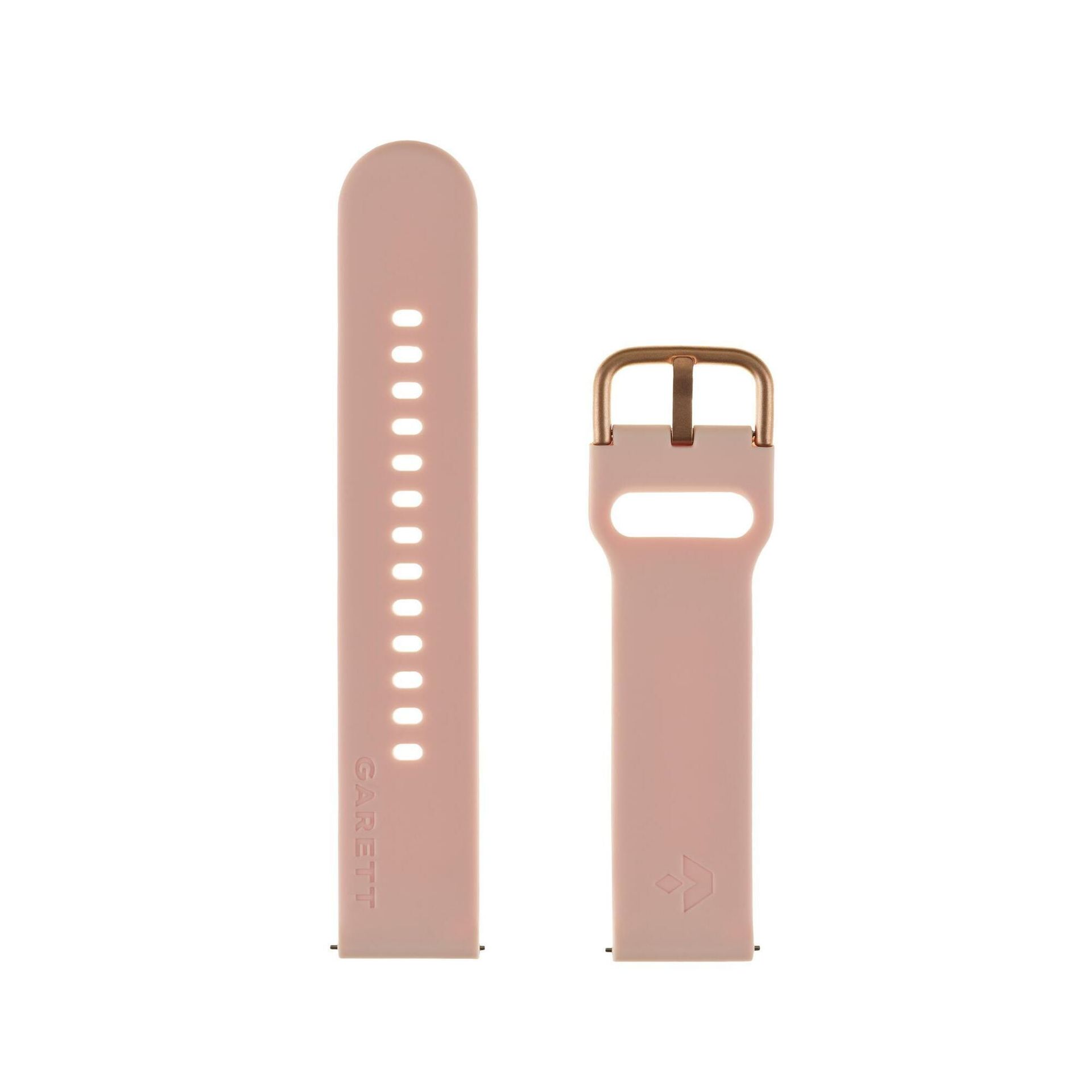 Garett różowy silikonowy pasek do smartwatcha 22 mm 5904238486016