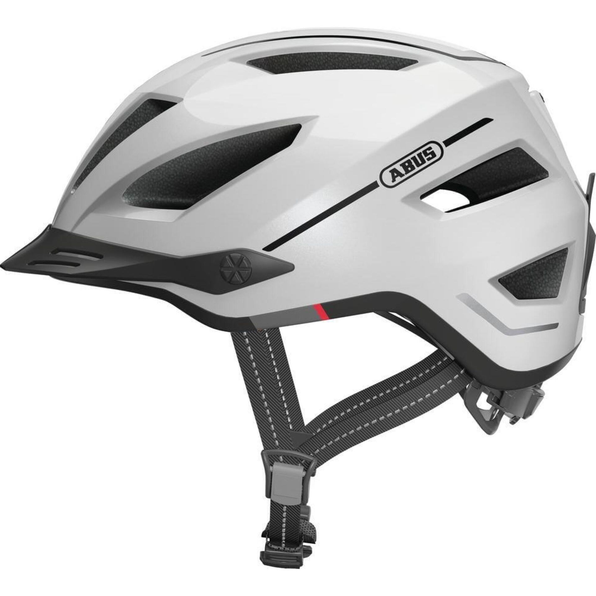 Abus Pedelec 2.0 Kask rowerowy, pearl white L | 56-62cm 2021 Kaski miejskie i trekkingowe 40189