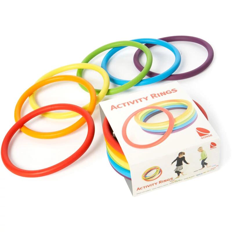 GONGE ACTIVITY RINGS - PIERŚCIENIE (6 SZT.) GONGE 1367