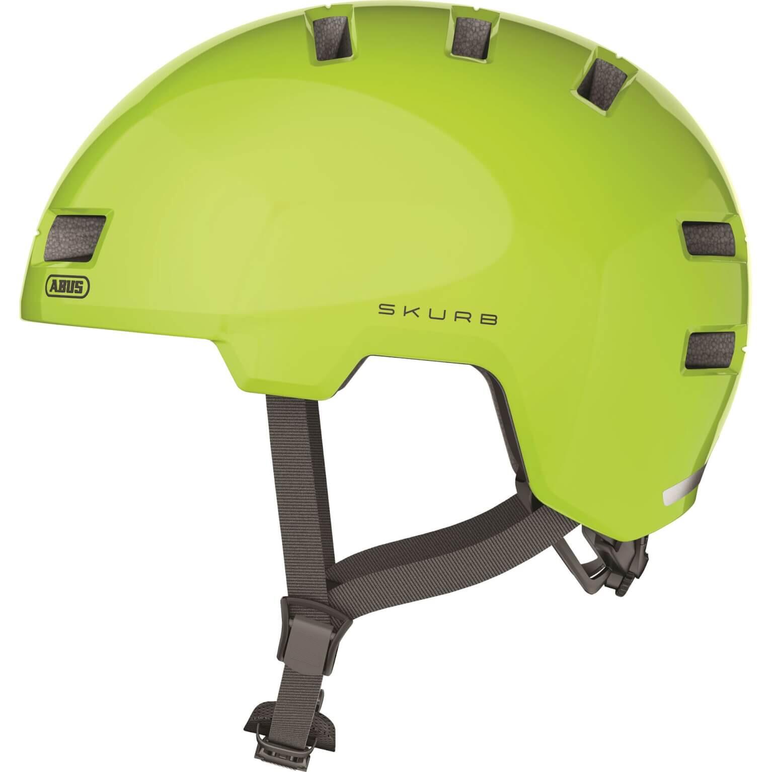 Abus Skurb Helmet, żółty M | 55-59cm 2021 Kaski rowerowe 40383