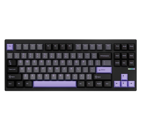 MCHOSE GX87 Max Matcha Latte v2 Czarno-fioletowy MC-GX87-A3