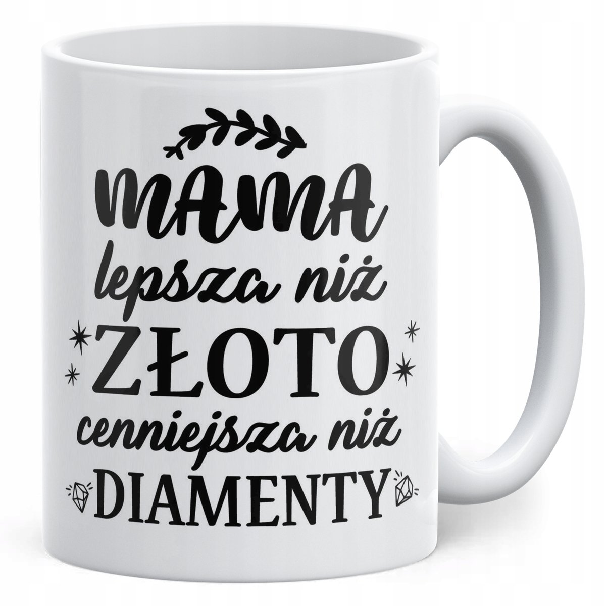 Kubek ceramiczny Dzień Matki Dla Mamy Prezent Lepsza Niż Złoto
