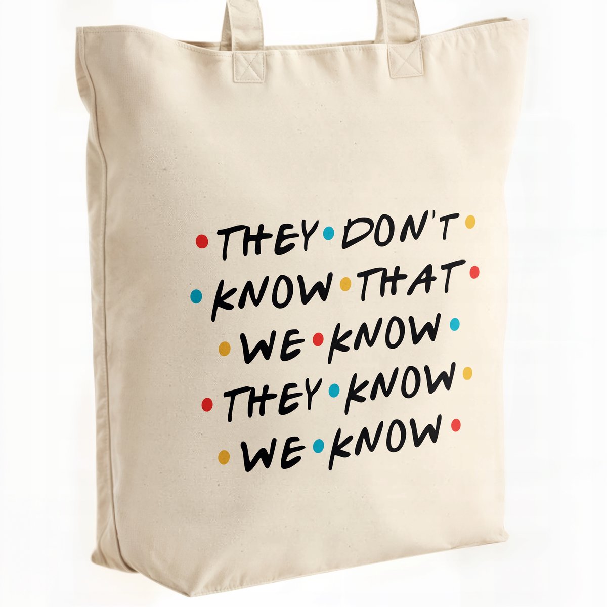 Torba bawełniana premium na zakupy Friends Przyjaciele Dla Fanów Serialu