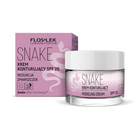 Flos-Lek Krem konturujący na dzień SPF 20 - Skin Care Expert Snake Modeling Cream Krem konturujący na dzień SPF 20 - Skin Care Expert Snake Modeling Cream