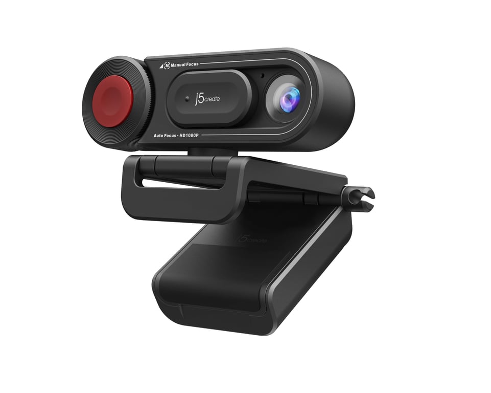 j5create JVU250-N kamera internetowa 2 MP 1920 x 1080 px USB 2.0 Czarny