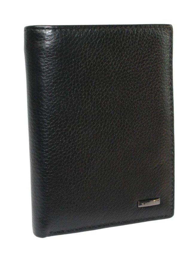 Elegancki Portfel Męski Skórzany NICOLAS 1003 Skóra Licowa Duży Pionowy Bez Zapięcia Na Magnes Suwak Na Bilon 13,5 x 10 x 2 [cm]