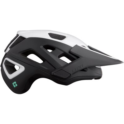 LAZER Jackal KinetiCore Czarno-biały MTB ( S)