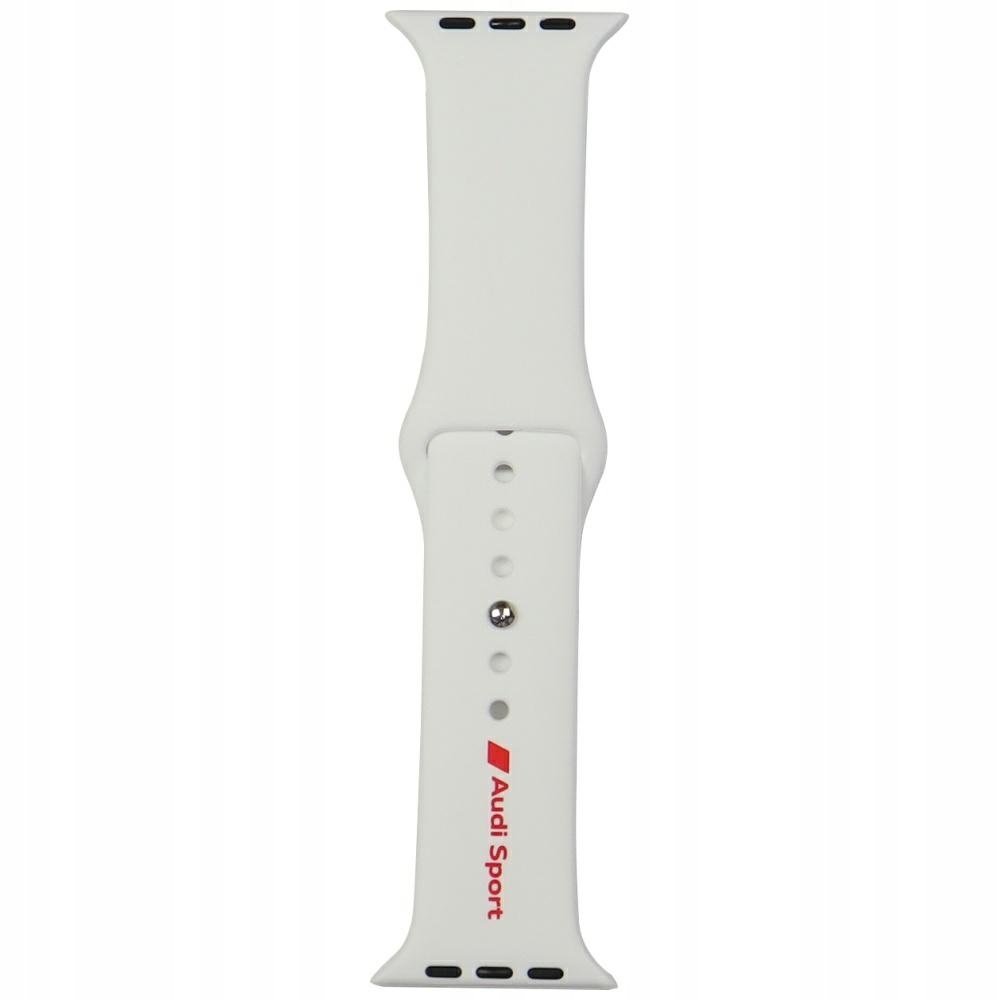 ORYGINALNY PASEK OPASKA AUDI RED LOGO do ZEGARKA APPLE WATCH 44/45/46/49mm