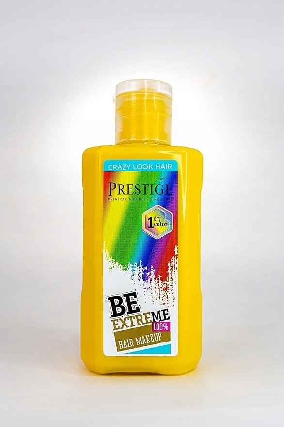 Zmywalna Tymczasowa Farba do Włosów 100ml Kolor Żółty