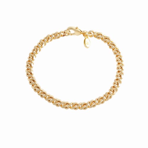 COLIBRA Pozłacana Bransoletka Mona Lisa męska 21 cm (B22/MEN/58/1AU)