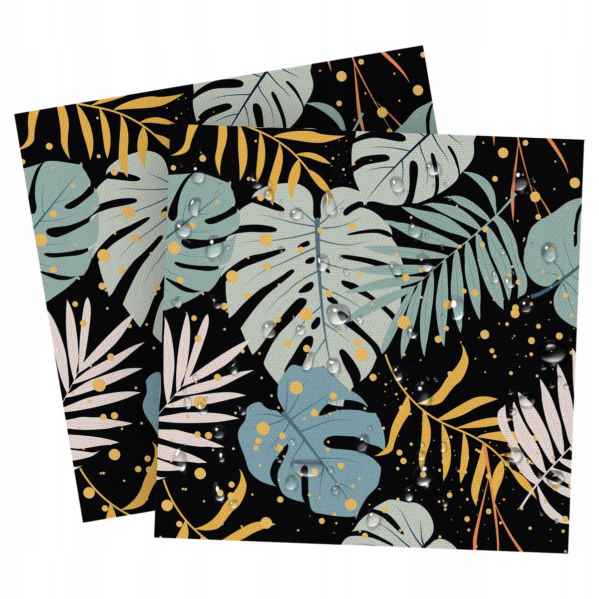 Tkanina Obiciowa Oxford Wodoodporna 160x200 cm Monstera Glamour