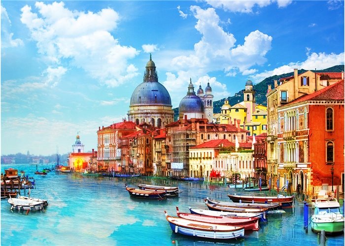 Puzzle 1000 Elementów Huadada Bazylika Santa Maria dla Dzieci i Dorosłych