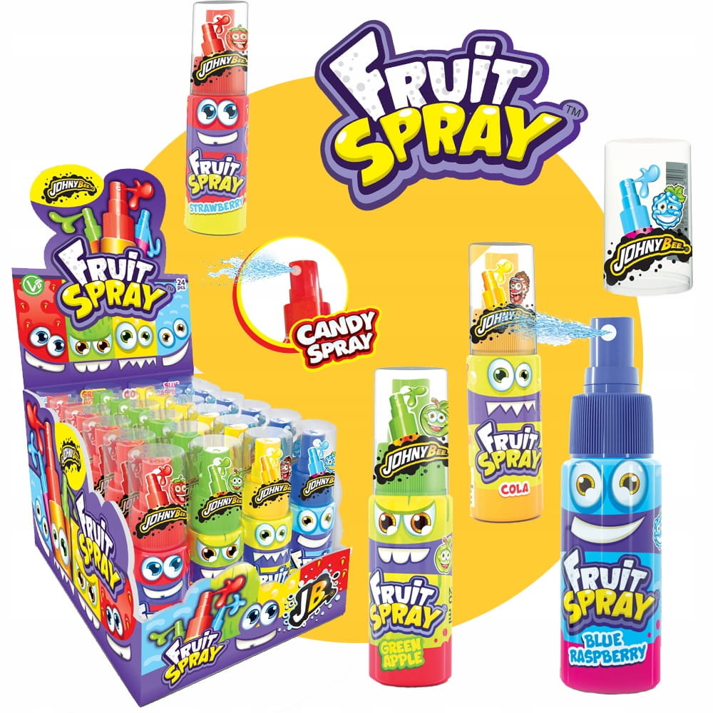 JOHNY BEE FRUIT SPRAY 20ML X 24SZT OP.480ML