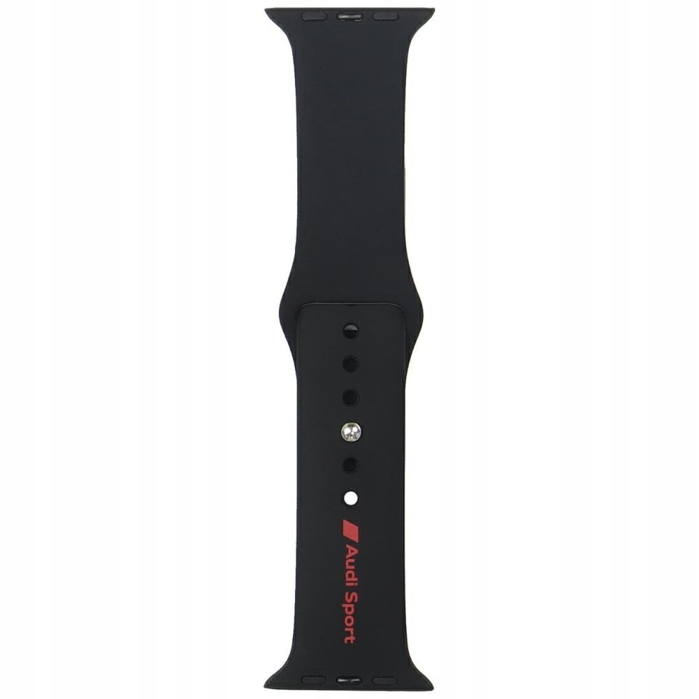 ORYGINALNY PASEK OPASKA AUDI RED LOGO do ZEGARKA APPLE WATCH 44/45/46/49mm