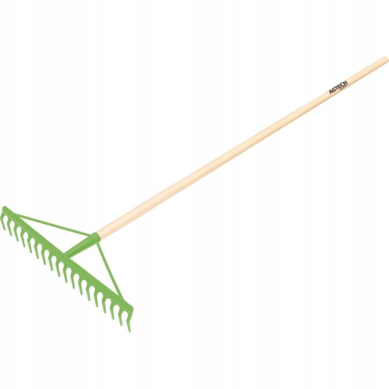 Grabie do kamienia 20 zębów z trzonkiem drewnianym 1600x550mm AGTECH GARDEN