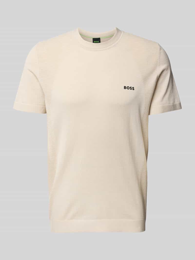 T-shirt z nadrukiem z logo