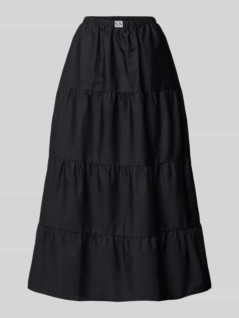 Długa spódnica z efektem stopniowania model ‘FREJA’