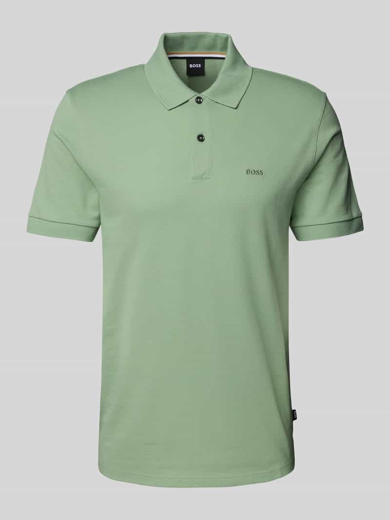 Koszulka polo o kroju slim fit z wyhaftowanym logo model ‘PALLAS’