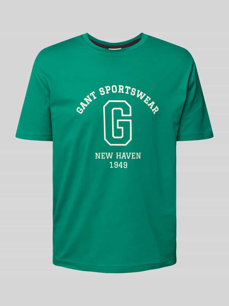 T-shirt z nadrukiem z logo