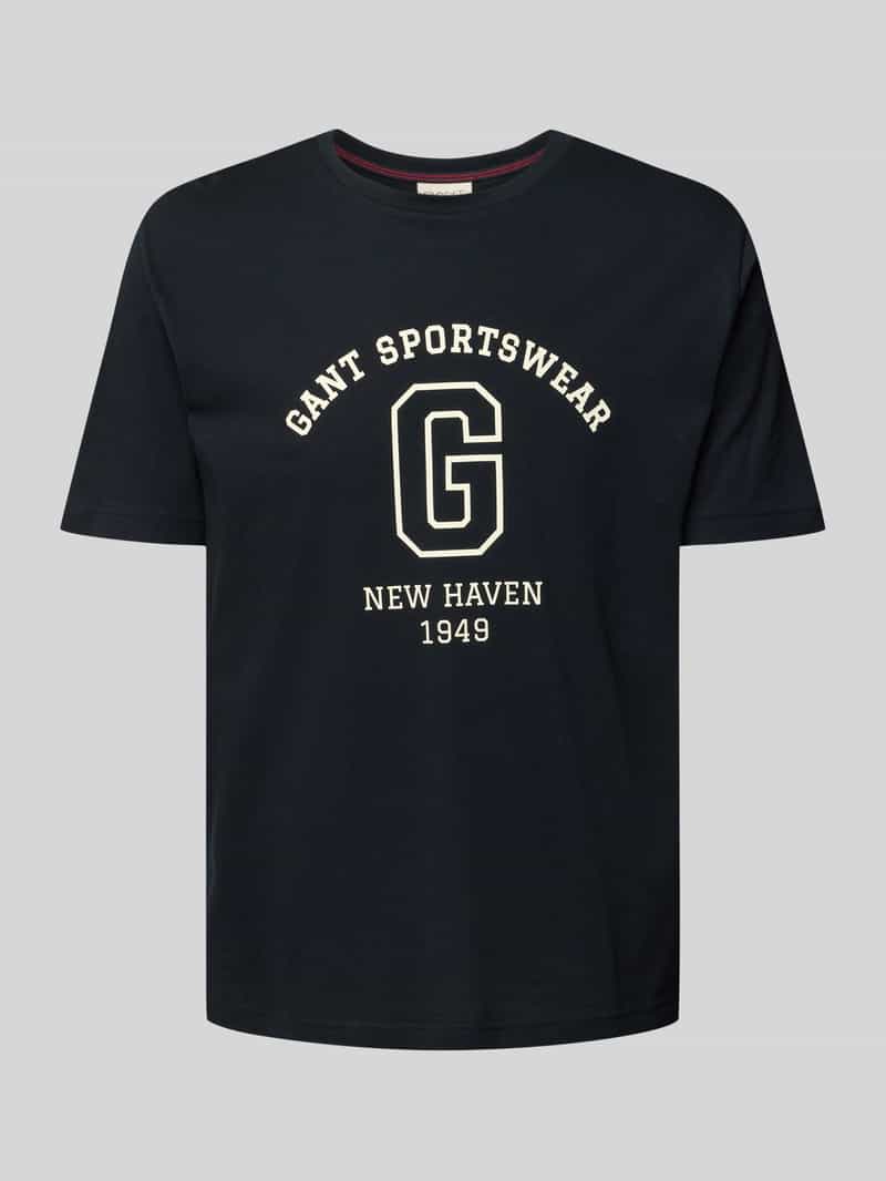 T-shirt z nadrukiem z logo