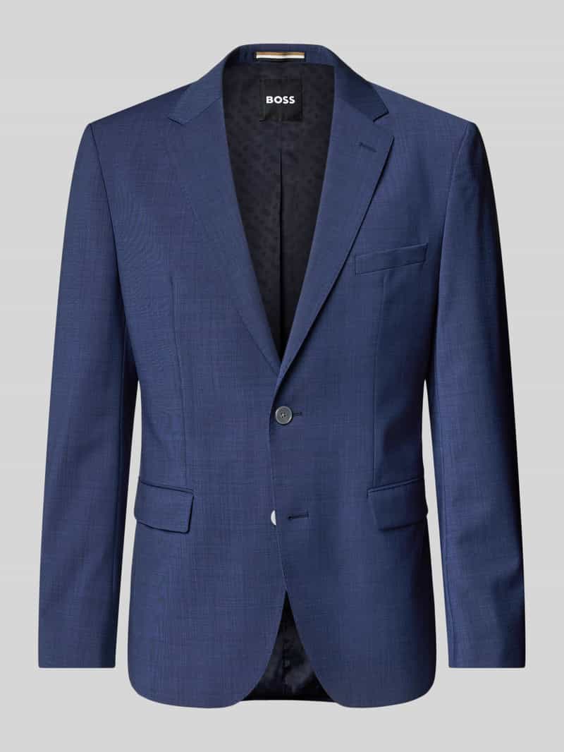 Marynarka na dwa guziki o kroju slim fit z kieszeniami z patką model ‘Jasper’