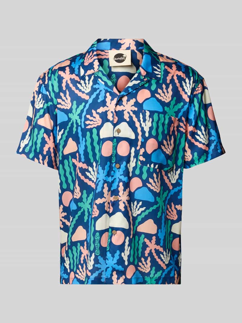 Koszula casualowa z listwą guzikową model ‘Palm’
