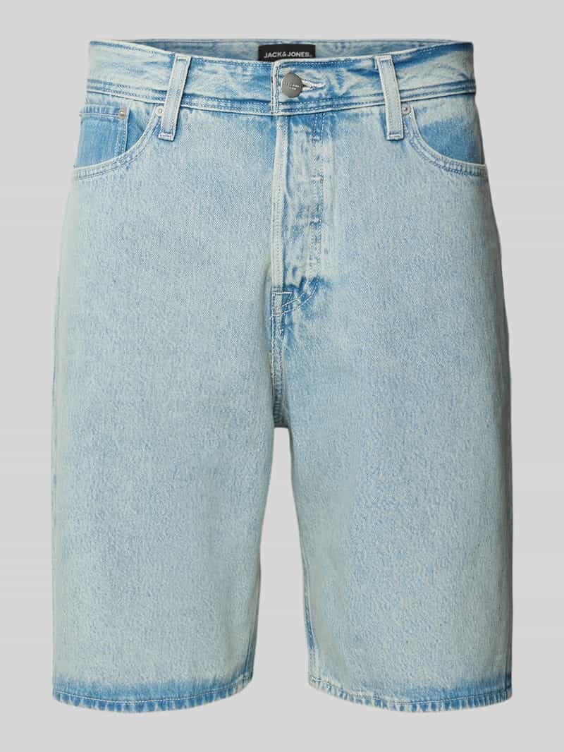 Szorty jeansowe o luźnym kroju z 5 kieszeniami model ‘ALEX’