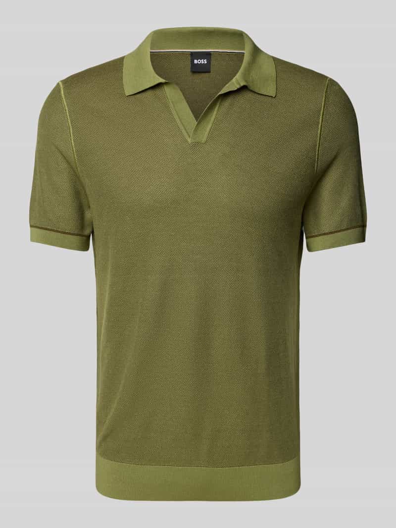 Koszulka polo z dekoltem w serek model ‘Januluca’