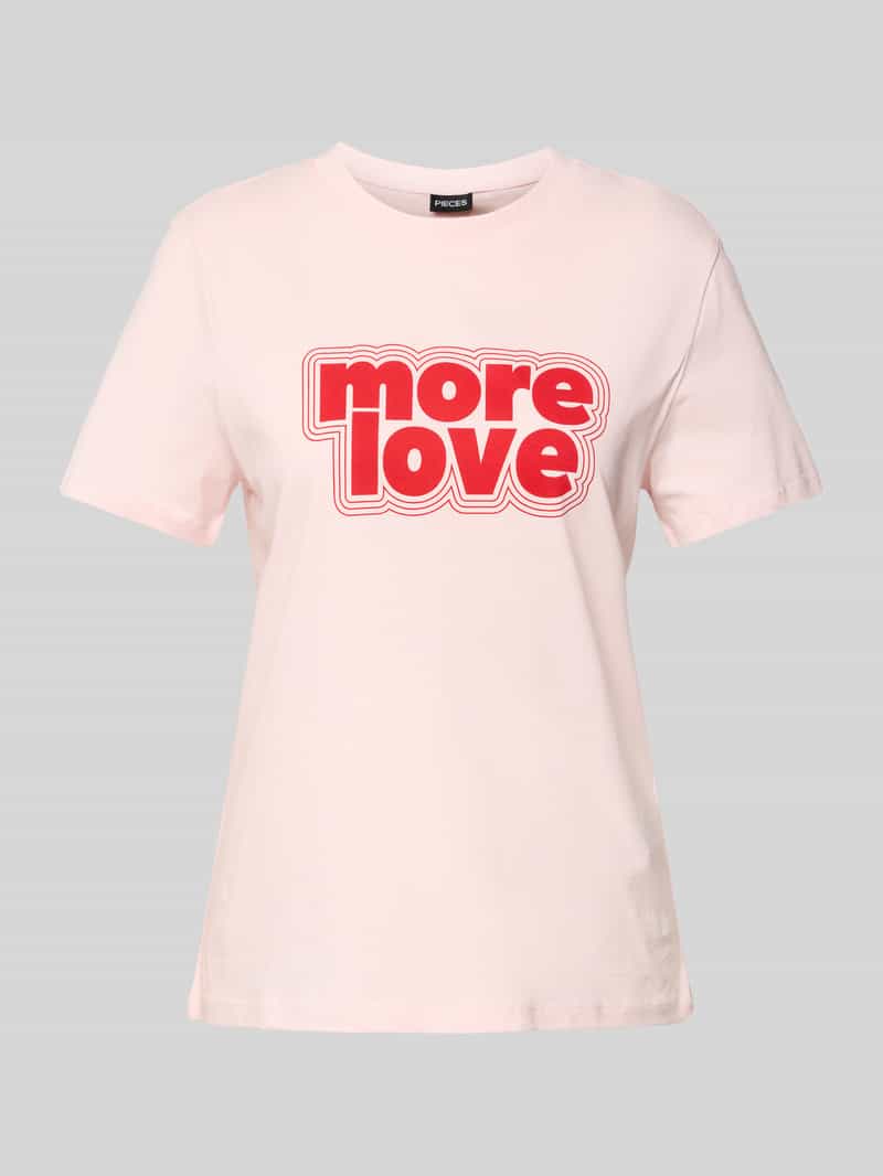 T-shirt o kroju regular fit z czystej bawełny model ‘TAMERA’