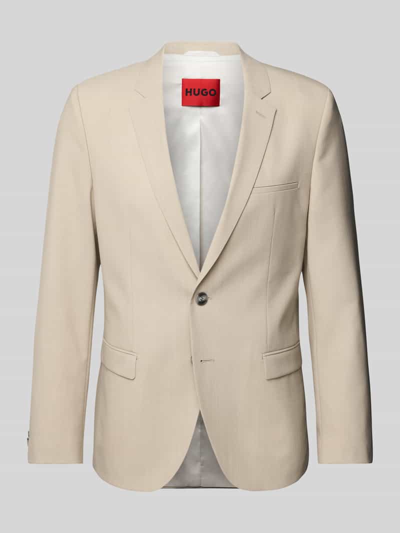 Marynarka na dwa guziki o kroju slim fit z kołnierzem z połami model ‘Arti’