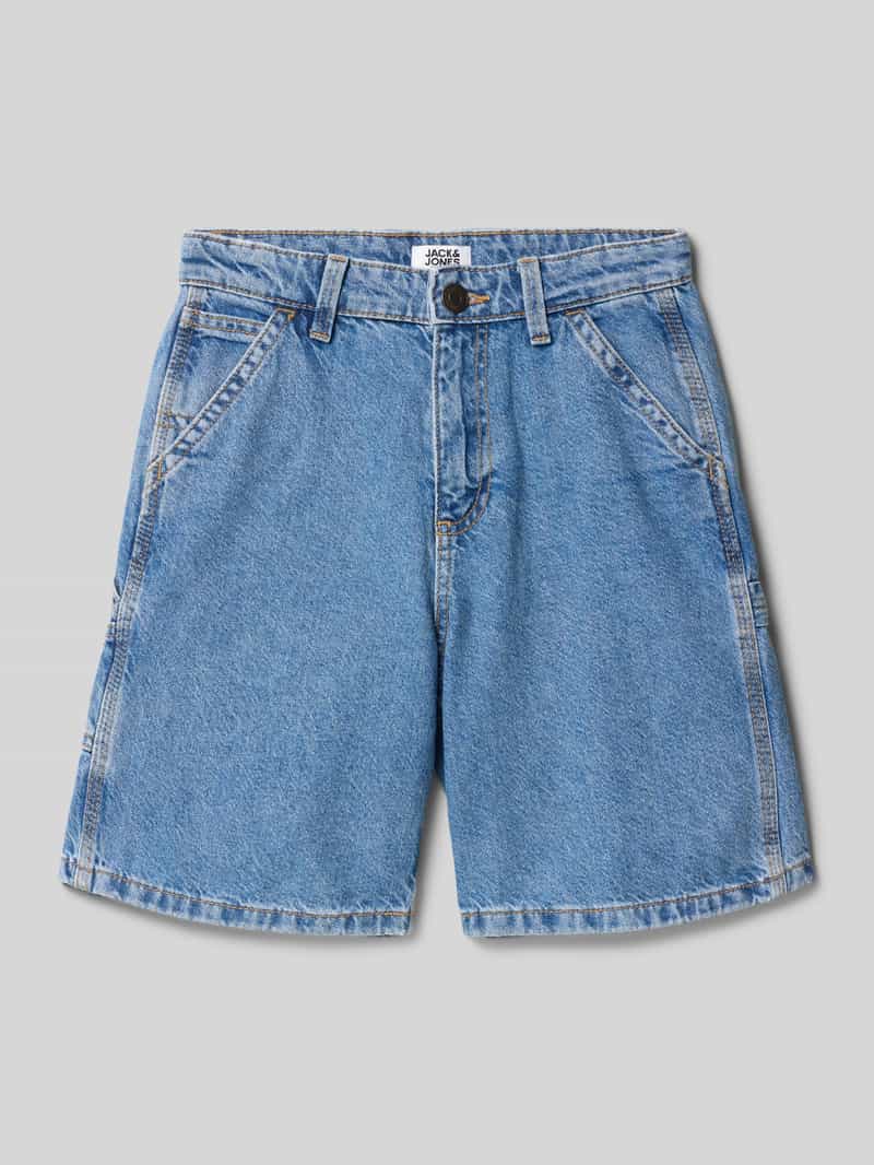 Szorty jeansowe o kroju regular fit z 5 kieszeniami model ‘TONY’