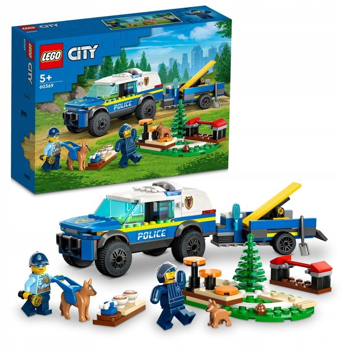 LEGO City - Policja Szkolenie psów policyjnych z Terenówka ZESTAW LEGO PREZENT DLA CHŁOPCA DZIEWCZYNKI DZIECI
