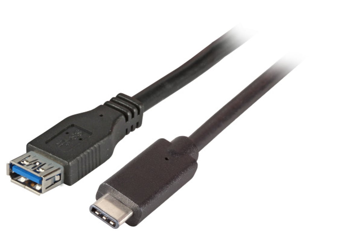 EFB Elektronik K5313SW.0,2 kabel USB 0,2 m USB 3.2 Gen 1 (3.1 Gen 1) USB C USB A Czarny K5313SW.0,2
