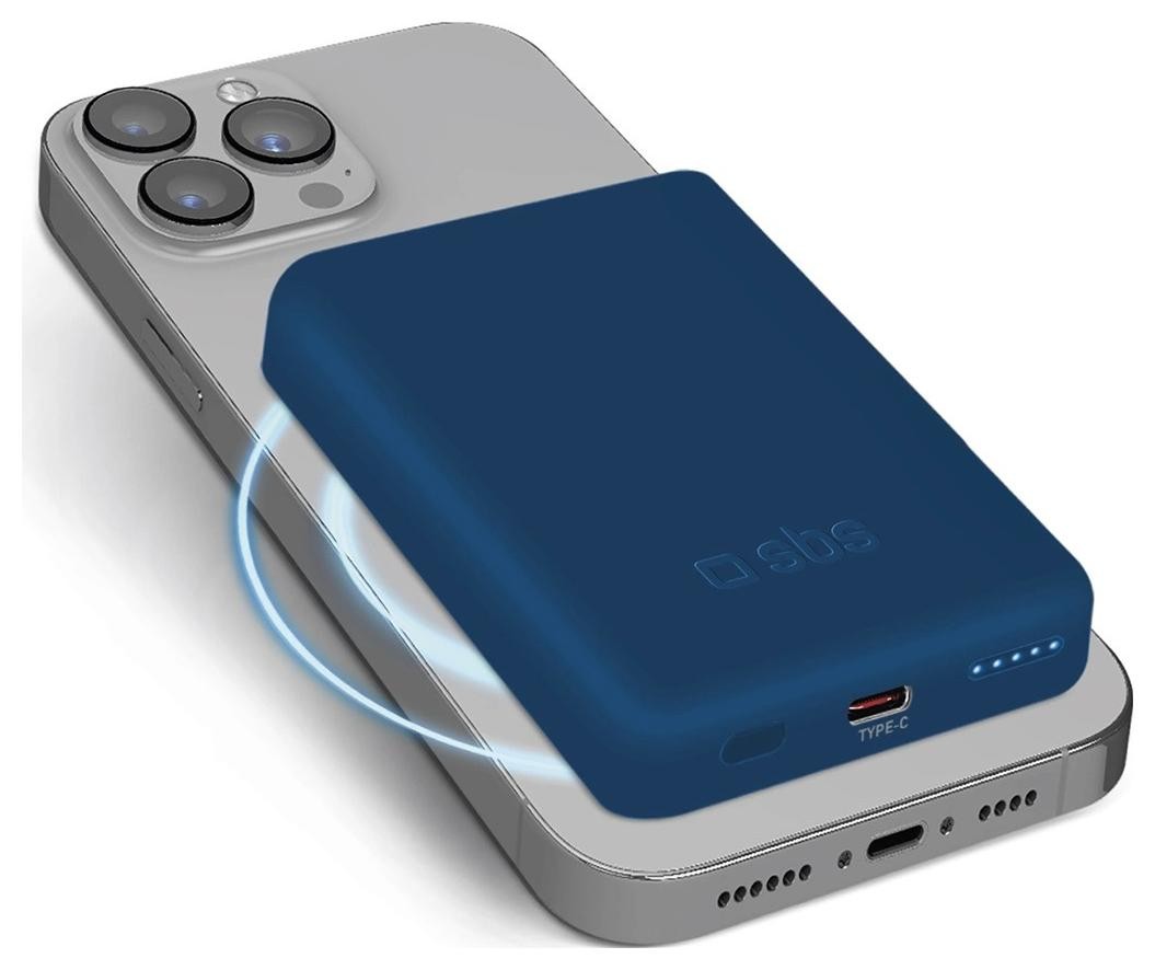 SBS TEBB5000MAG1CB 5000 mAh USB-C, MagSafe - niebieski