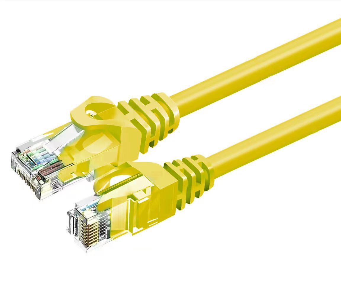 ZOY Kabel Sieciowy Ethernet Cat. 6 UTP CCA Żółty 0,25m ZCR025Y