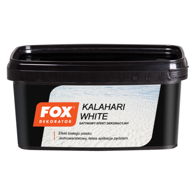 FOX Dekorator Farba  dekoracyjna KALAHARI white 1 l