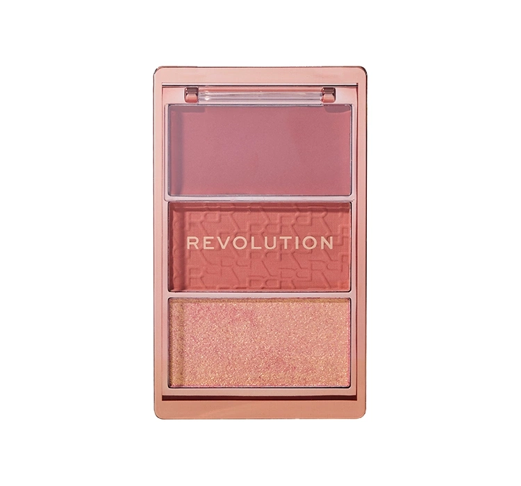 Makeup Revolution Icon Blush paleta różów Aura Points Rose 9,8g