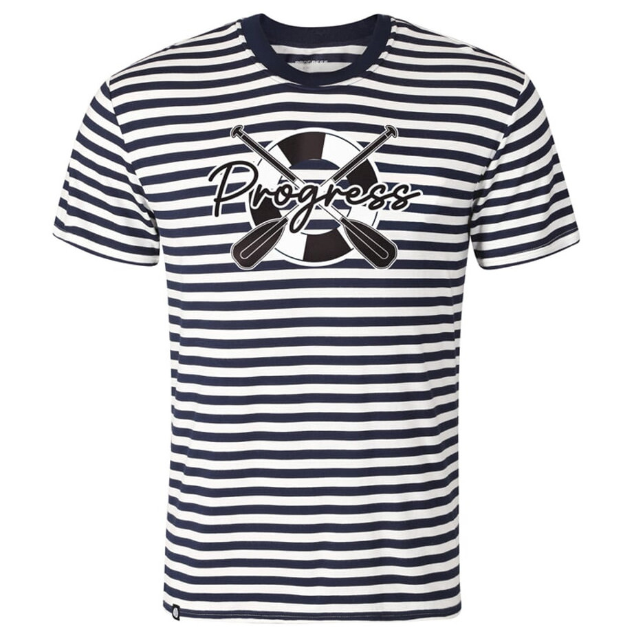 Koszulka męska Progress Navigator Rozmiar: XXL / Kolor: niebieski/biały