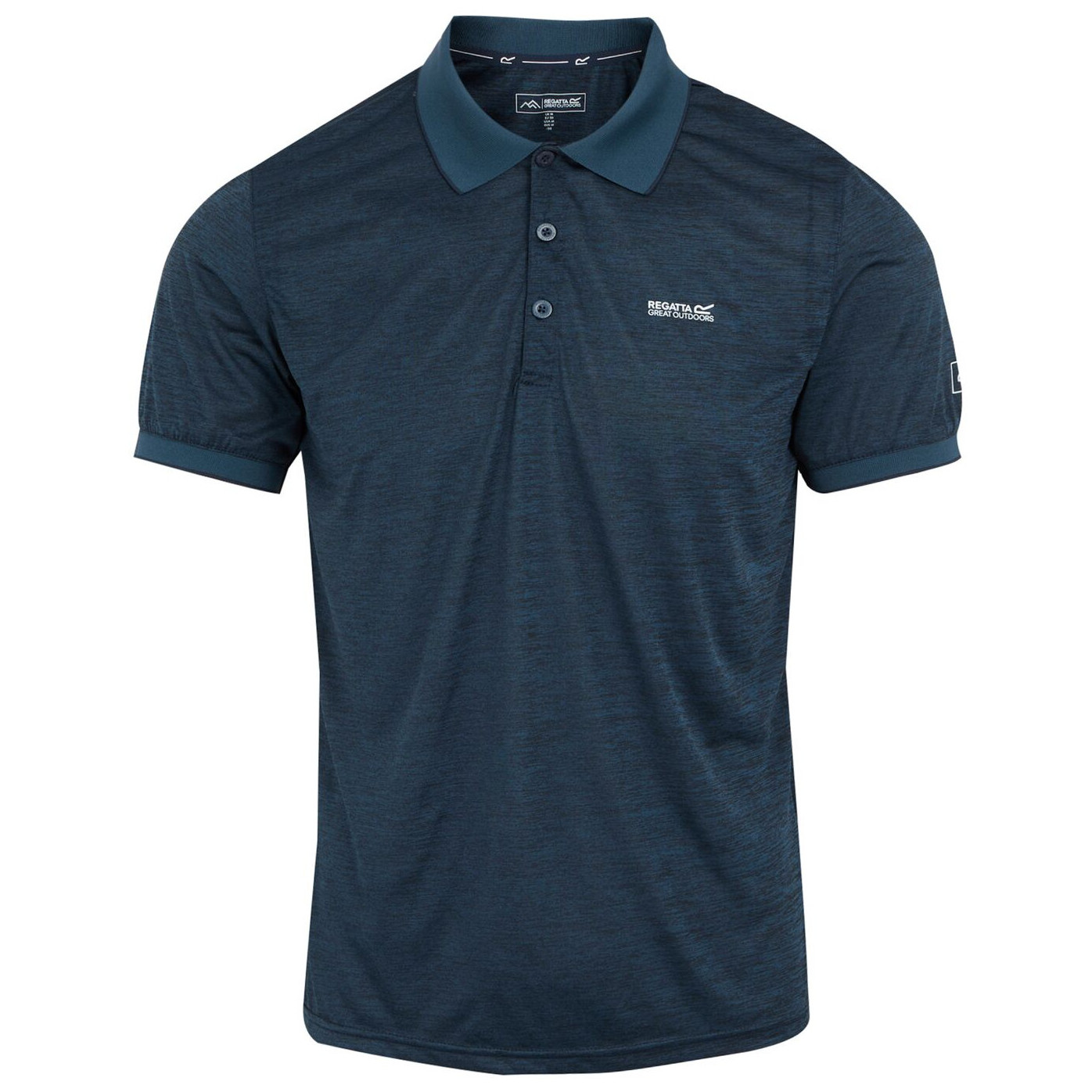 Koszulka męska Regatta Remex II Rozmiar: 4XL / Kolor: ciemnoniebieski/biały